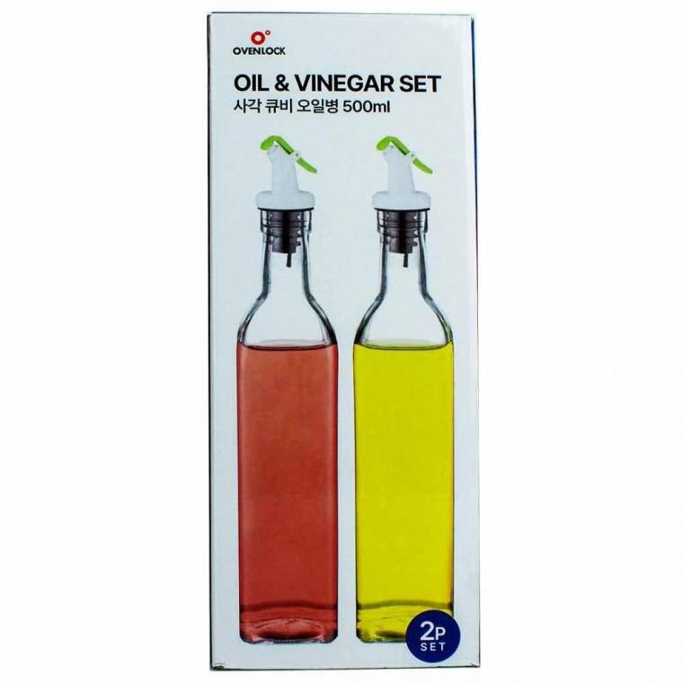 아트웨어 사각 큐비 오일병 500ml 2P세트(547547)