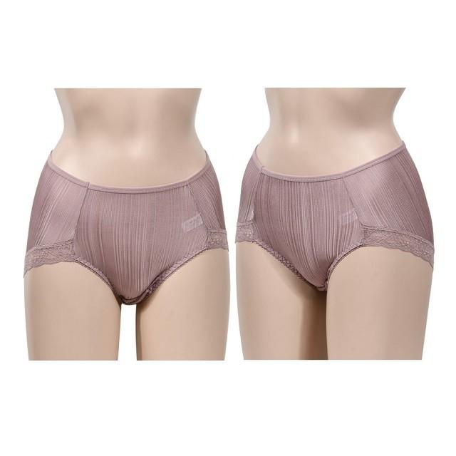 인견 레이스라인 맥시 여성 삼각팬티 - 코코아 빤스