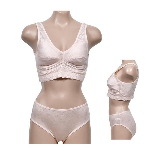 인견 노와이어 부직포 런닝형 브라팬티세트 여성속옷