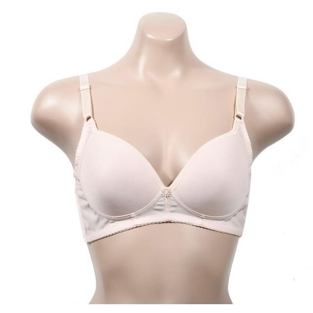 베이직 에어로쿨 노와이어 몰드 B컵 브라 베이지