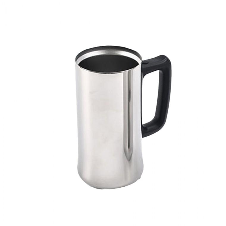 스텐 이중진공 손잡이 맥주컵 470ml