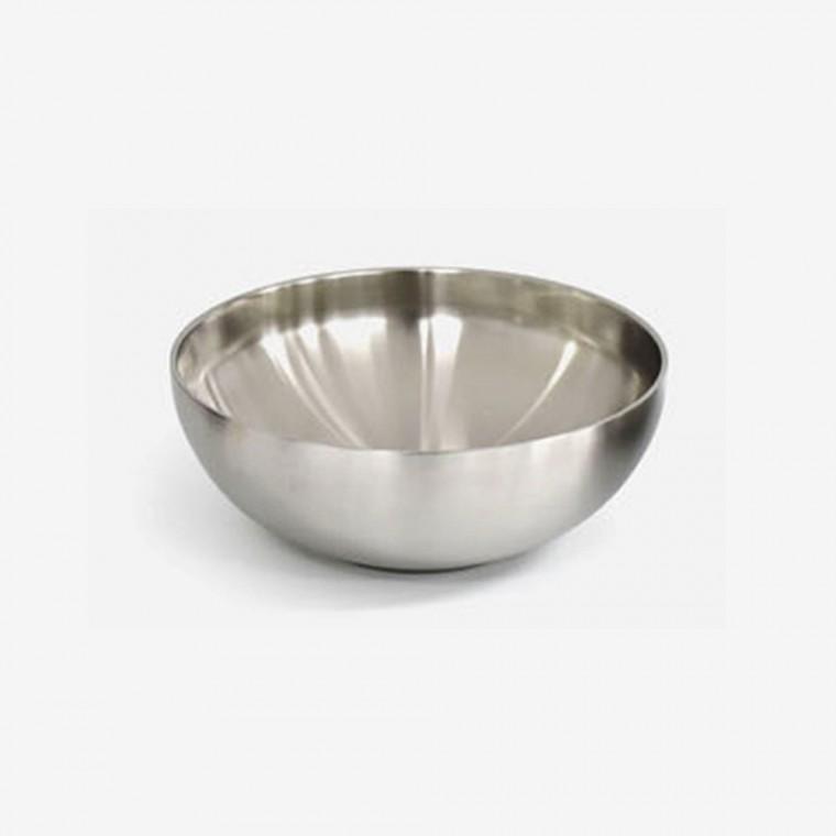 이중 무광 스텐 냉면그릇 우동기 20cm