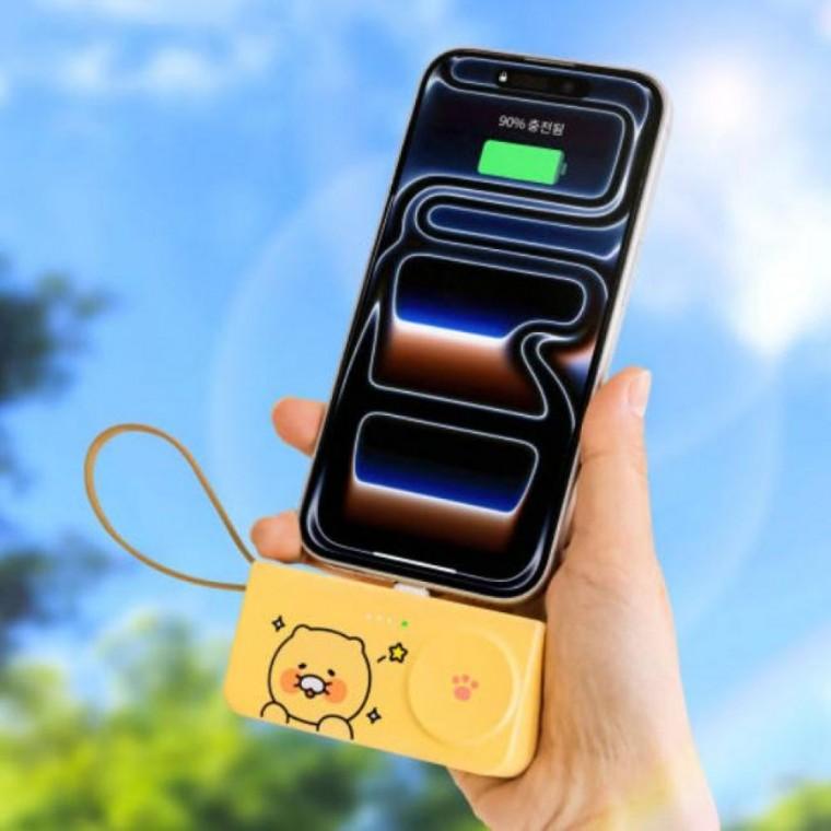 카카오프렌즈 춘식이 워치+도킹 보조배터리 5 000mAh