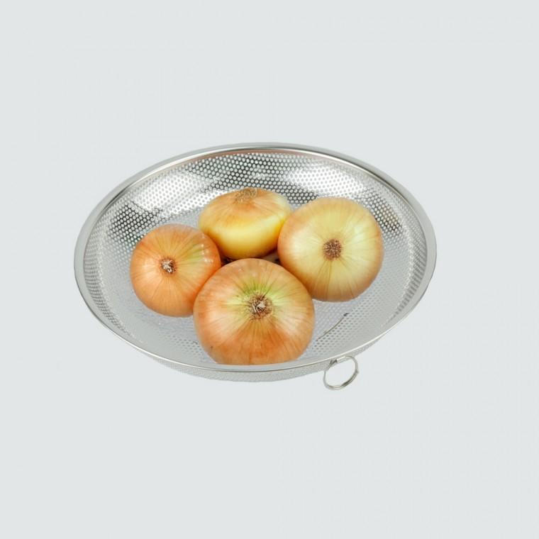 스텐 낮은 펀칭 야채 바구니 5호