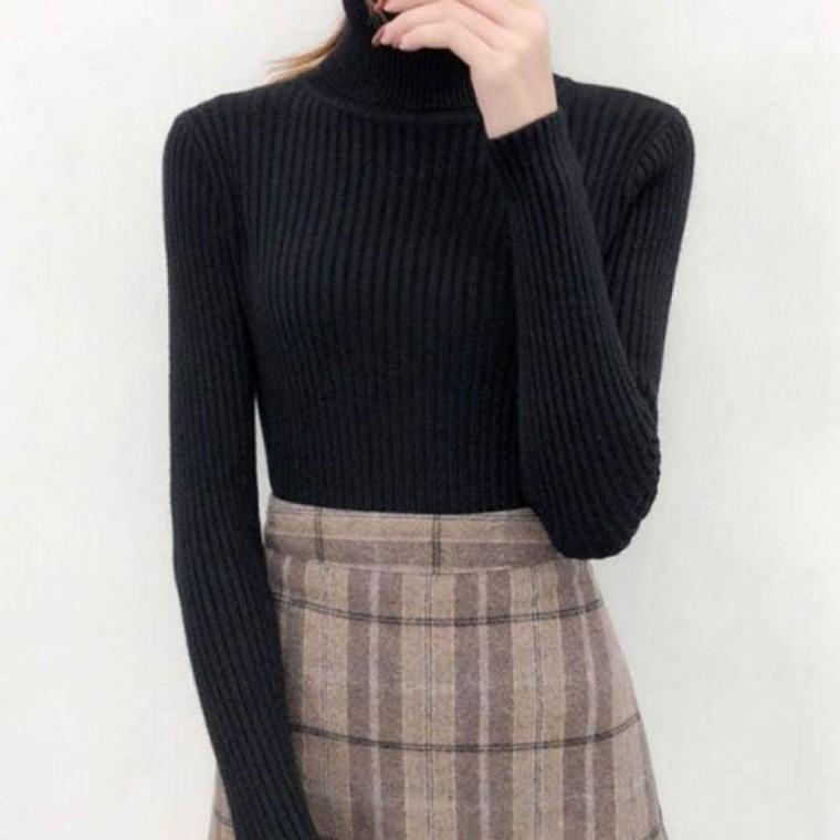 야성 도톰한 골지 겨울 목폴라 따뜻한 포근한 두께감