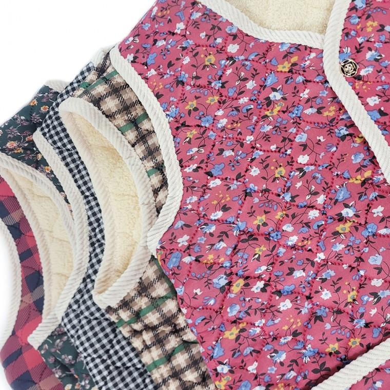 누빔 양털 양모 융털 함량 업그레이드 김장 할머니 조끼