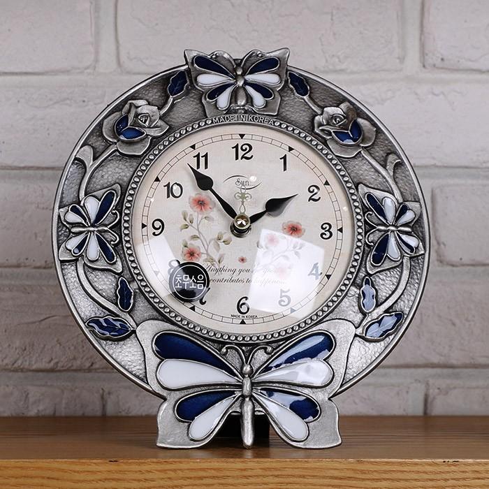 퍼블릭아트 보니오 엔틱 무소음 탁상 시계