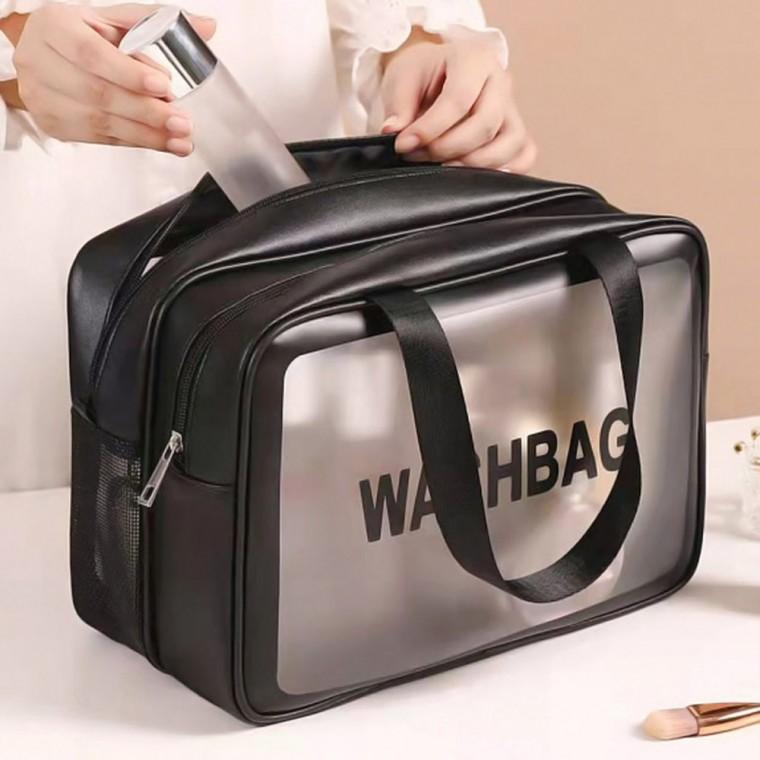 드라이 메쉬 방수 파우치(31x15cm) (블랙) -DT
