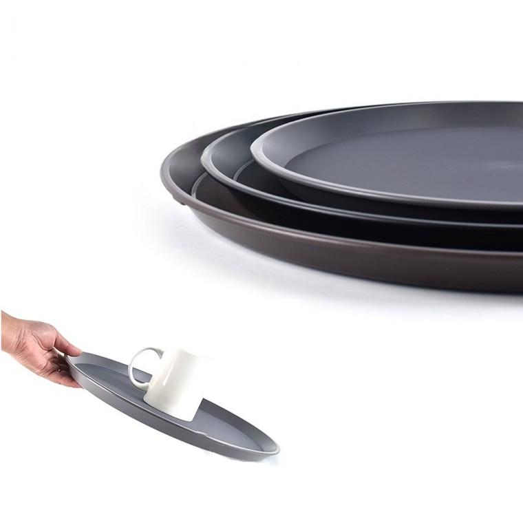 논슬립 원형 카페쟁반 중