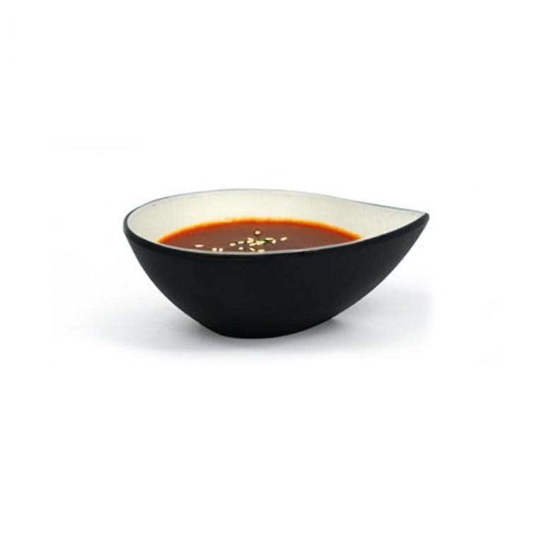 멜라민 체크투톤 물방울 종지 8350
