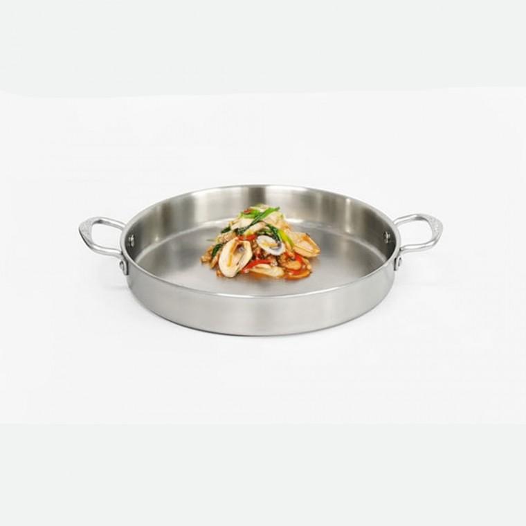 스텐 통삼중 닭갈비팬 인덕션겸용 28cm
