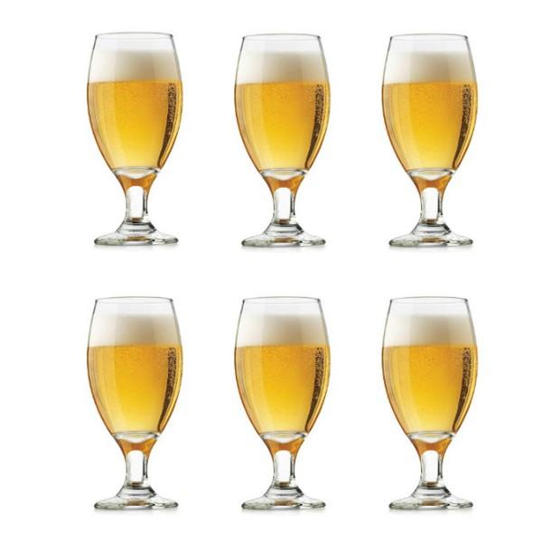 리비 벨기에 비어 고블렛 429ml 6P 맥주잔