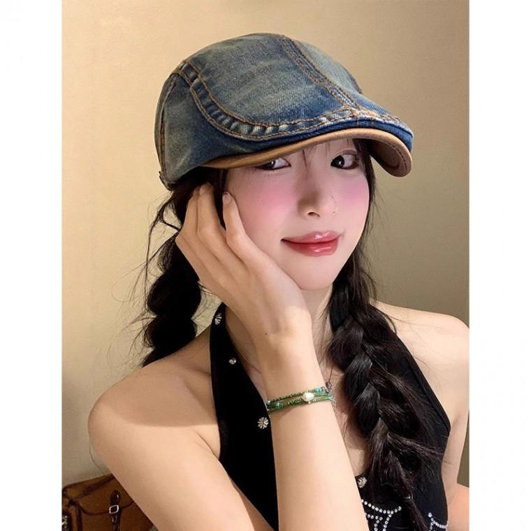 데님 헌팅캡