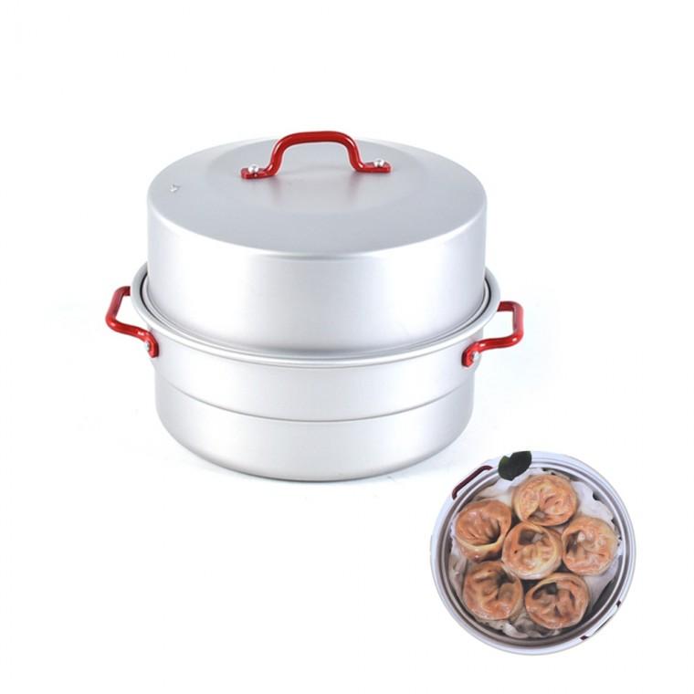 해산물 육류 만두 알루미늄 찜기 18cm