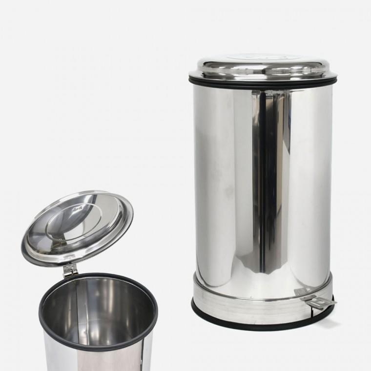 4.5kg 페달 STOP바 스텐 쓰레기통 50L