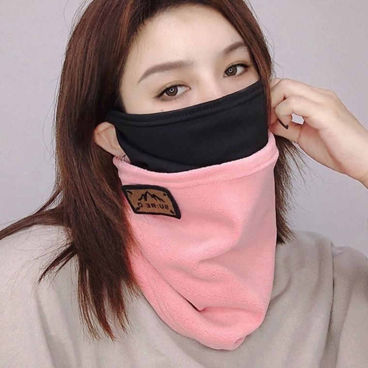 남성 여성 이어홀 귀고리 마스크 넥워머