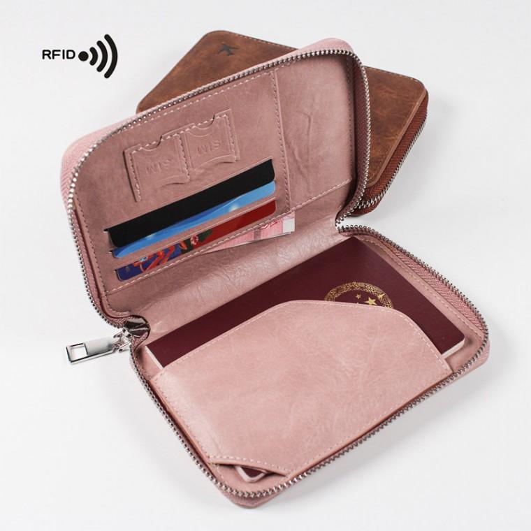 RFID 스키밍 차단 지갑형 여권 케이스