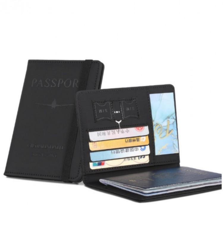 여권보관 Passport 해외여행 여권케이스 해킹방지 포켓 RFID스키밍차단 Case 여권지갑