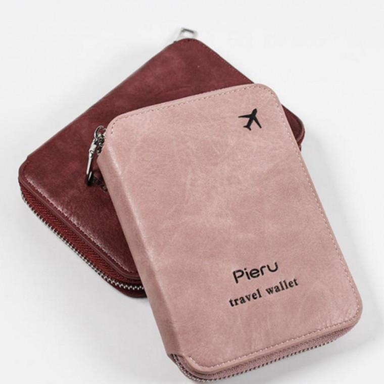 Passport Case 여행 휴대용 RFID 여권보관 케이스 해외여행 지갑형 스차단여권