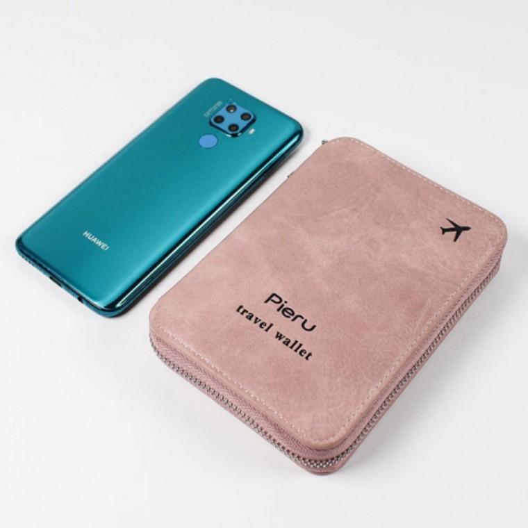 해킹 여권보관 Case 차단 케이스 지갑형 여행 해외여행 Passport 여행 방지 스키핑 여권