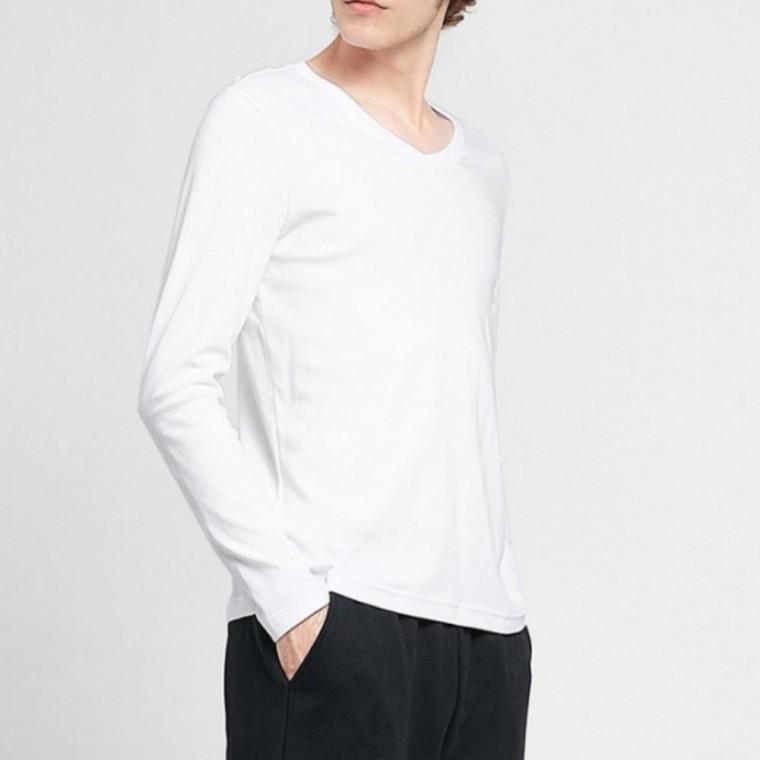 남자 긴팔 무지 이너 티셔츠 레이어드 남성 긴팔티