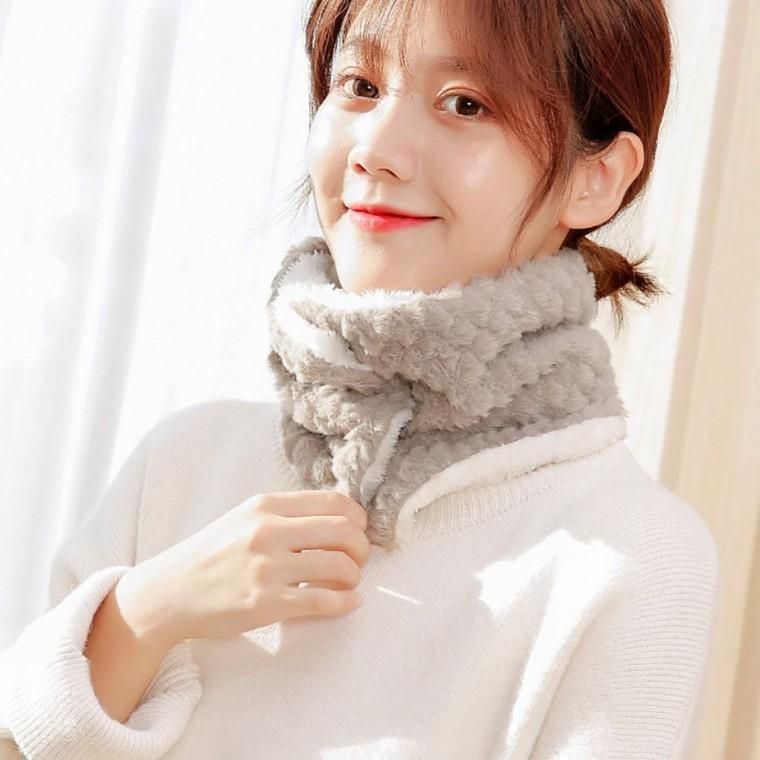 외출 방한 용품 투 버튼 부드러운 퍼 넥워머 남자 여자 겨울 목토시 골프넥워머 방한용품