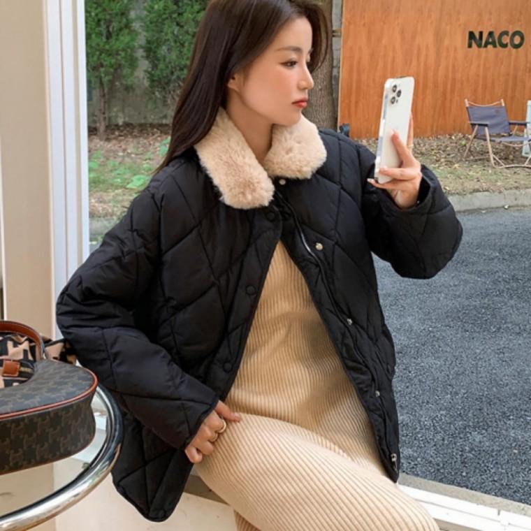 여자 캐주얼한 패딩점퍼 털카라 경량 패딩자켓 3컬러