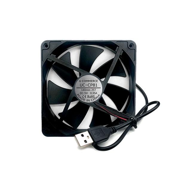 USB쿨러 140mm 25T 5V 냉각 팬 컴퓨터 PC 저소음
