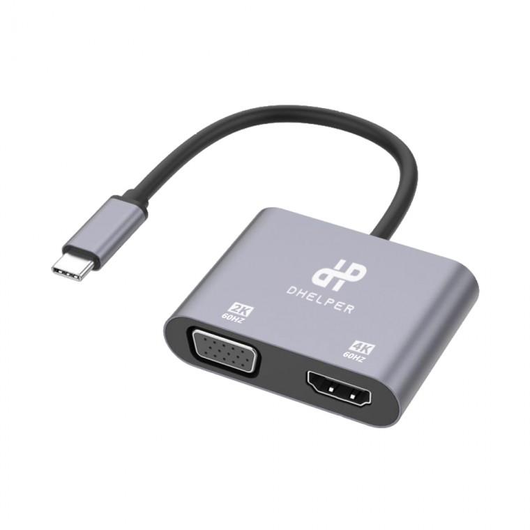 UC-CO25 C TYPE to HDMI RGB컨버터 노트북 듀얼모니터