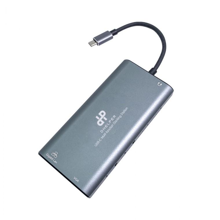 USB 4K HDMI 12 IN 1 TYPE C 멀티허브 PD충전 PC 노트북 컴퓨터 태블릿 스마트폰 SD카드리더기