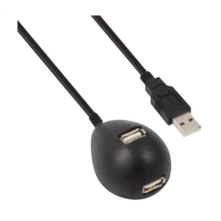 KW-NMC-US205B USB2.0 연장 케이블스탠드형 AM AF 0.5M