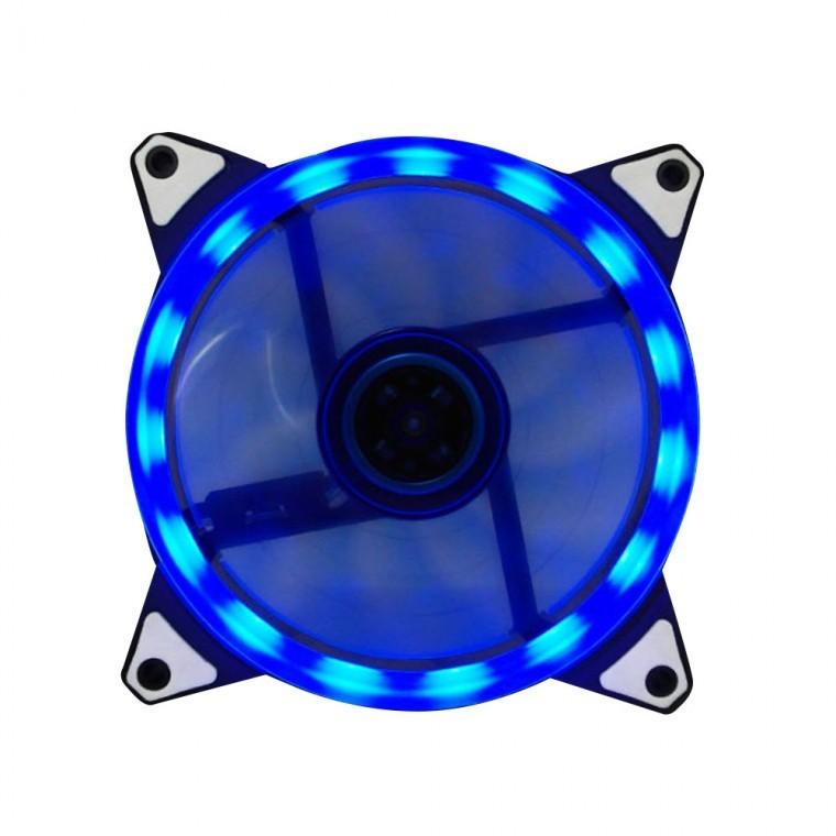 블루 15LED 120mm 쿨링팬 컴퓨터 케이스튜닝 쿨러