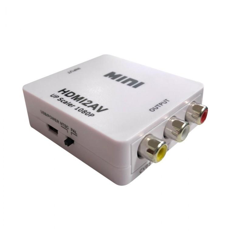 HDMI to RCA AV 컨버터 영상 변환 레트로게임기 TV