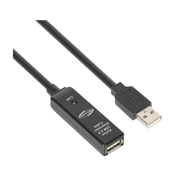 USB 리피터 신호 증폭 무전원 케이블 5M