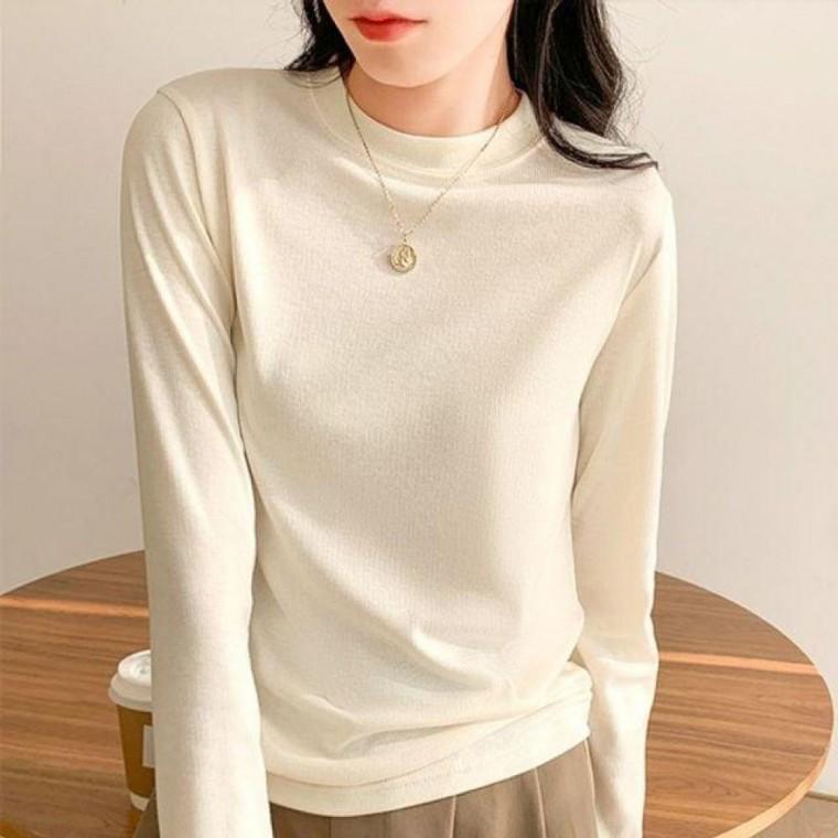 가을 겨울 베이직 이너 티셔츠 이너티 가을이 가을이너 여성 기본티