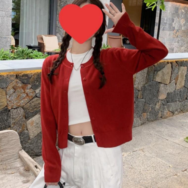라운드넥 베이직 가디건 파스텔 무드 여성용 가을 아우터 심플한 상의 세련된 코디 예쁜 외투