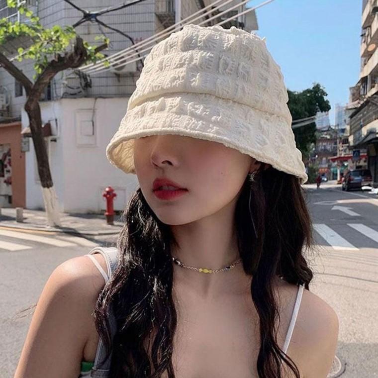 여성 쿠션 엠모 여름 가을 외출 패션 벙거지 모자 여자 양면 리버서블 캐주얼 예쁜