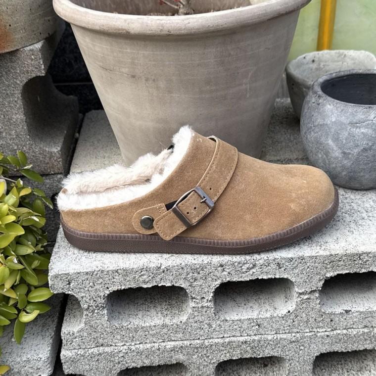 슬리퍼 발편한 신발 겨울 블로퍼 키높이 양털 슈즈 4cm 가을 따뜻한 샌들
