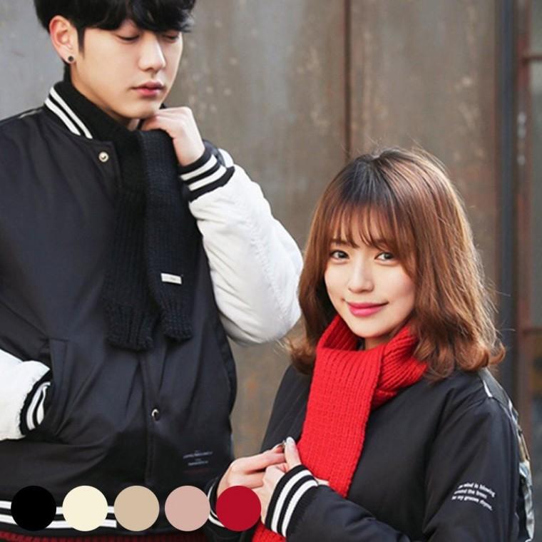 여성목도리 체크목도리 목도리 짜임 미니 슬림 가을목도리 URD-288
