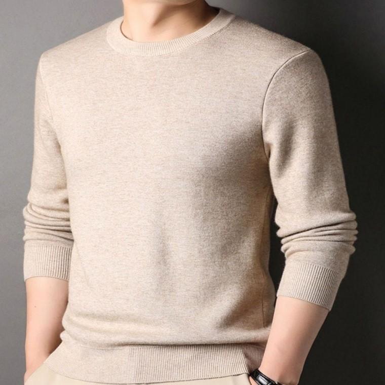 겨울 기본 스웨터 캐주얼 라운드넥 가을 니트 남자