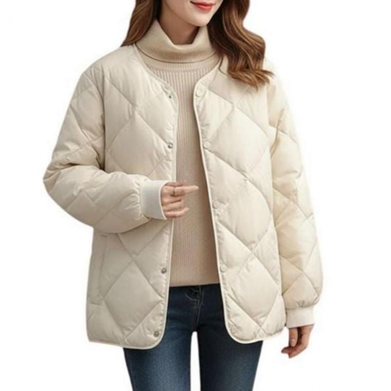 여성 데일리 패딩 가을 경량 여자 패딩 캐주얼 초경량 숏 캐주얼 초 숏