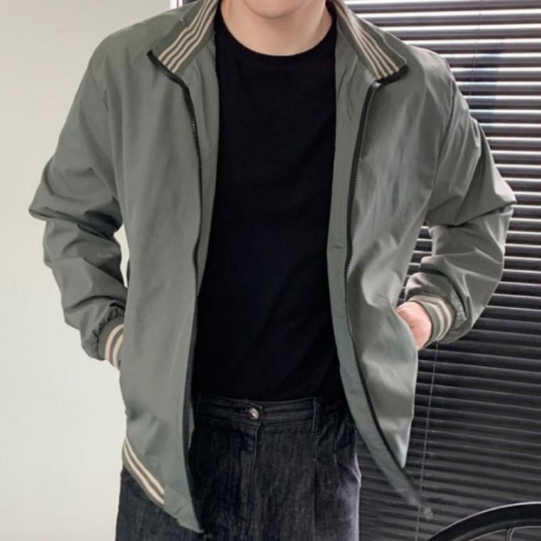 블루종 아우터 간절기 남성 봄버자켓 바람막이 가을 봄점퍼 재킷 집업