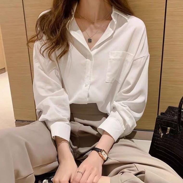 여성긴팔블라우스 여성데일리블라우스 여성 여자 베이직 가을 여성패션블라우스