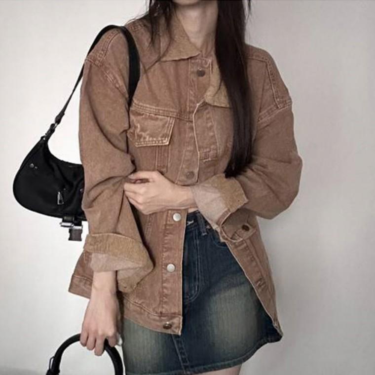 캐주얼 여자재킷 슬림핏재킷 가을재킷 여성아우터재킷 여성 유행 오버핏재킷