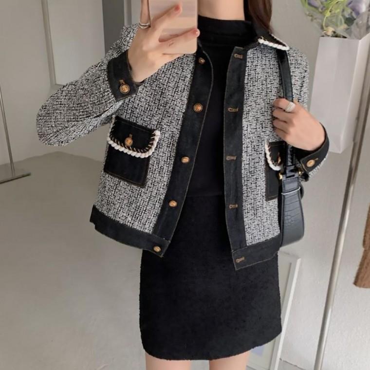 가을재킷 데일리재킷 데님 겨울재킷 캐주얼재킷 여성자켓 자켓 슬림핏재킷