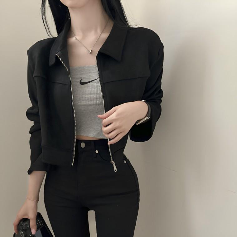 고퀄리티 크롭 데일리재킷 스웨이드 겨울재킷 여성자켓 자켓 가을재킷