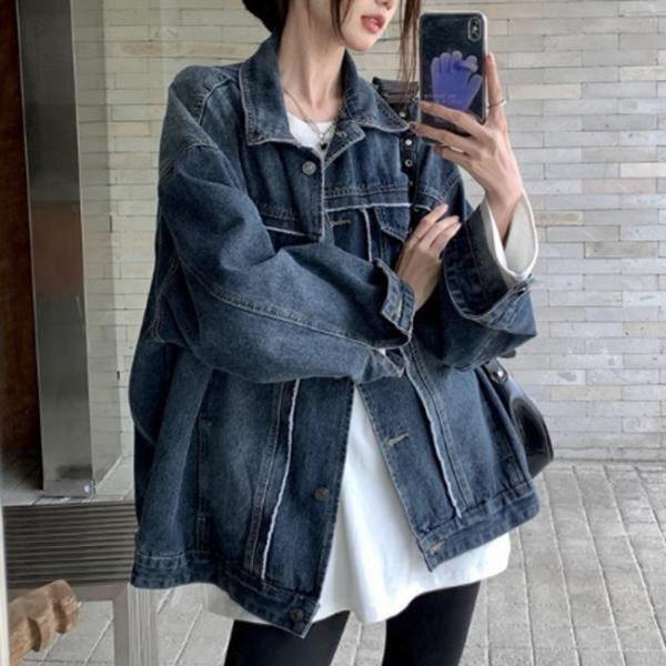 여자재킷 HH-E13 데님 데일리재킷 여성 오버핏 가을재킷 캐주얼재킷