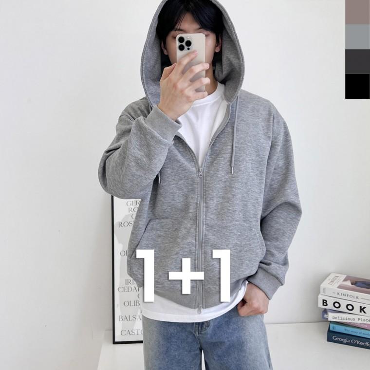 오버핏 후드 겨울 캐주얼점퍼 가을 바람막이점퍼 1+1 GBB 봄 롱점퍼