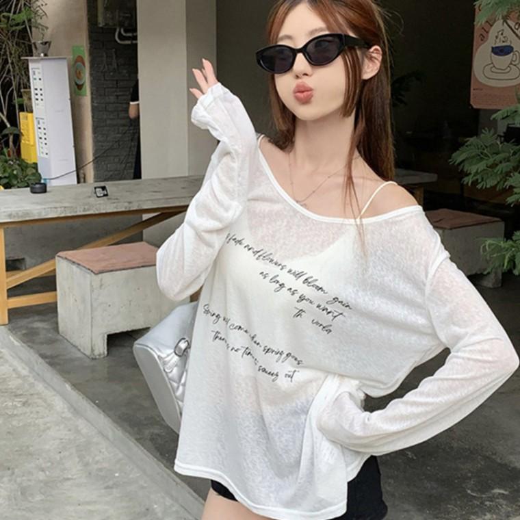 드롭숄더티 여성데일리티 여자티셔츠 봄 가을 롱슬리브 여성기본티 여성반팔티
