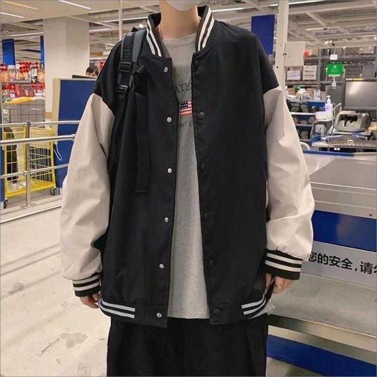 항공점퍼 배색 봄 가을 야구점퍼 남녀공용 아우터 과잠바